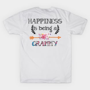 Happiness is being Grammy floral gift T-Shirt